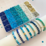 HETVIN Beads Bracelet Making Kit for Girls | DIY Jewelry Making Craft Set with Colorful Beads & Accessories