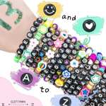 HETVIN Beads Bracelet Making Kit for Girls | DIY Jewelry Making Craft Set with Colorful Beads & Accessories