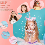 HETVIN Beads Bracelet Making Kit for Girls | DIY Jewelry Making Craft Set with Colorful Beads & Accessories