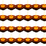 Traditional Cow Dung Diya Set with Pure Ghee Batti – 30 Eco-Friendly Diyas for Puja, Festival, and Decoration | Organic Mitti Diya for Diwali, Navratri, Mandir & Spiritual Use