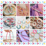 LERUBGA 3000+ Macaron Color Bracelet Making Clay Beads Kit | Bracelet Making Set for Girls | DIY Jewellery Making Kit