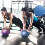 Cikyner Soft Pilates Ball, Small Exercise Ball 9 Inch Mini Gym Ball with Inflatable Straw  Physical Therapy and Balance improving at Home, Gym & Office