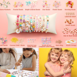 LERUBGA 2000+ Bracelet Making Kit for Girls, DIY Jewellery Making Craft Set with Beads & Unicorn Charms, Art & Craft Gift (5–12 Years)