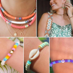 LERUBGA 1300+ DIY Bracelet Making Kit for Kids, DIY Jewellery Making Art & Craft Kit with Clay Beads & Unicorn Charms, Gift for Girls (5–12 Years)