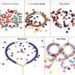 LERUBGA 1300+ DIY Bracelet Making Kit for Kids, DIY Jewellery Making Art & Craft Kit with Clay Beads & Unicorn Charms, Gift for Girls (5–12 Years)