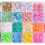 LERUBGA 2000+ Bracelet Making Kit for Girls, DIY Jewellery Making Craft Set with Beads & Unicorn Charms, Art & Craft Gift (5–12 Years)