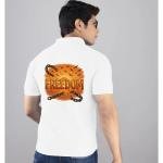 Binayak Men's Regular Fit Freedom  Printed Half Sleeves