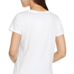 BINAYAK Cotton Printed Regular Round Neck White