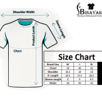 BINAYAK Cotton Printed Regular Round Neck White