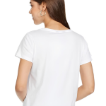 BINAYAK Cotton Printed Regular Round Neck White