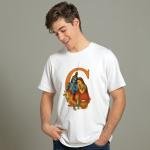 BINAYAK Cotton Regular Fit Printed White