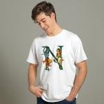 BINAYAK Cotton Regular Fit Printed White