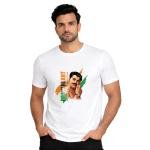 Binayak Cotton Regular Fit Printed White