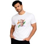 Binayak Cotton Regular Fit Printed White