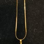 18K Gold Coatet Necklaced Pendan – Anti-Tarnish Finish