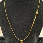 18K Gold Coatet Necklaced Pendan – Anti-Tarnish Finish