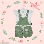 Bublee Dublee Kids Dungarees Half Sleeves