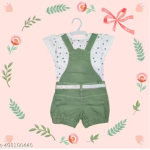 Bublee Dublee Kids Dungarees Half Sleeves