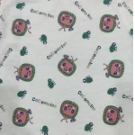 Bublee Dublee Toddler Girls' Casual Denim Overalls with Cute Embroidered Fruit Design