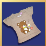 Bublee Dublee Kid Girls Top & Shorts Set – Stylish Round Neck Printed Design