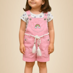 Bublee Dublee Kids Yellow Denim Dungree