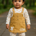 Bubblee Dubblee Baby Girls Casual Dungaree