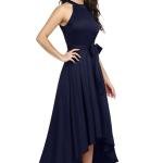 Women Halter Neck Fit & Flare Midi Dress