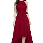 Women Halter Neck Fit & Flare Midi Dress