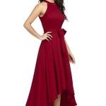 Women Halter Neck Fit & Flare Midi Dress
