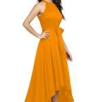 Women Halter Neck Fit & Flare Midi Dress