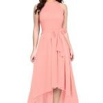 Women Halter Neck Fit & Flare Midi Dress