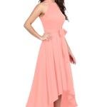 Women Halter Neck Fit & Flare Midi Dress