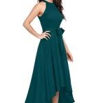 Women Halter Neck Fit & Flare Midi Dress