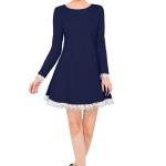Women Round Neck Fit & Flare Dress