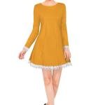 Women Round Neck Fit & Flare Dress