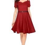 New Skater Dresses for Women Latest Knee Length one Piece Dress for Women Stylish Women Dress