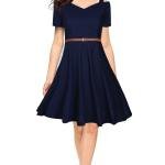 New Skater Dresses for Women Latest Knee Length one Piece Dress for Women Stylish Women Dress