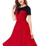 Scarlet Charm Fit & Flare Dress ❤️