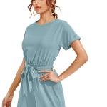 Women Dress | Jumpsuit Casual Short Sleeve Mini Dress, Jumpsuits For Women Stylish