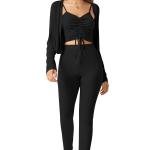 NORZY PARIS  Black  Three Piece Set