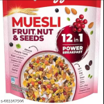 Muesli Fruit Nut & Seed's 240G|12-In-1 Pwr Breakfast India's No. 1 Muesli
