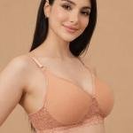 Women's Cotton Solid Non-Padded Full Cup Wire Free T-Shirt Bra