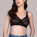 Women's Cotton Non-Padded Wire Free Full Coverage Bra