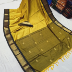 Cotton Silk Pai Thani Border Saree with Contras Blouse ,Zari Border
