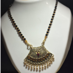 Traditional Gold Plated Double-Sided Triple Layer Mangal sutra for Women