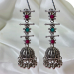 Oxidized Silver Premium Earrings for Women