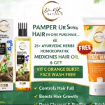 Dr. NK Nature’s Combo of Citrus Orange Burst Face Wash Hair Oil