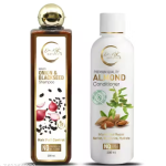 Dr. NK Nature’s Smooth & Strong Hair Care Duo – Onion Shampoo + Almond Conditioner (200ml Each)