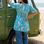 Rayon Printed Short kurtis