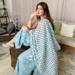 Rayon Printed Kurti With Pant And Dupatta Sets